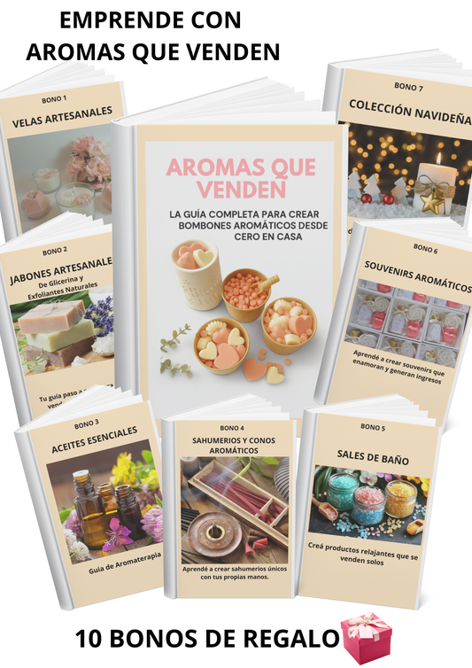 Guía completa para crear y vender bombones aromáticos